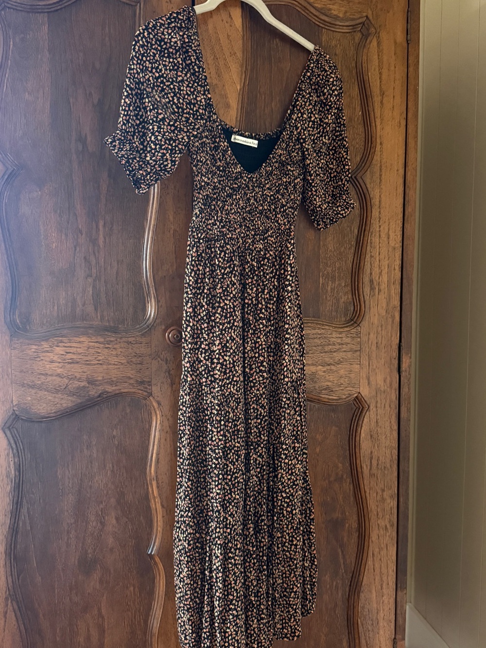 Abercrombie Floral Puff Sleeve Dress
